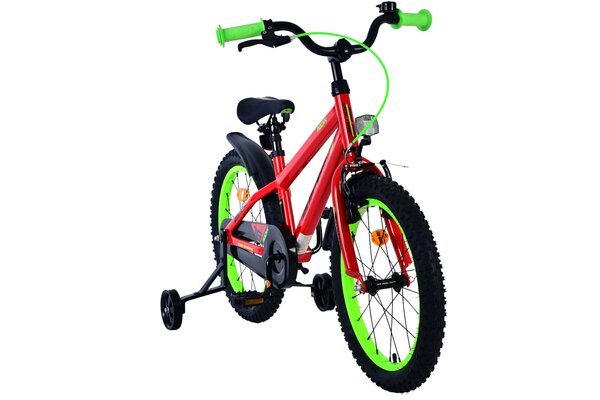Volare Volare Kinderfiets 18 inch - Rocky - handrem + terugtraprem Volare Volare Kinderfiets 18 inch - Rocky - handrem + terugtraprem