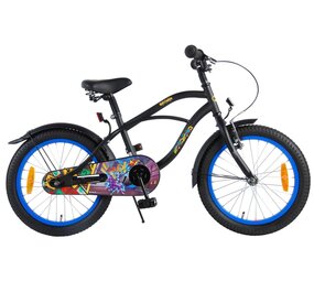 Volare Volare Kinderfiets 18 inch - Batman - handrem + terugtraprem Volare Volare Kinderfiets 18 inch - Batman - handrem + terugtraprem