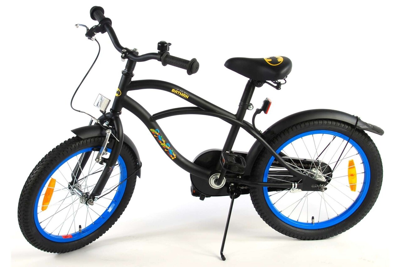 Volare Volare Kinderfiets 18 inch - Batman - handrem + terugtraprem Volare Volare Kinderfiets 18 inch - Batman - handrem + terugtraprem