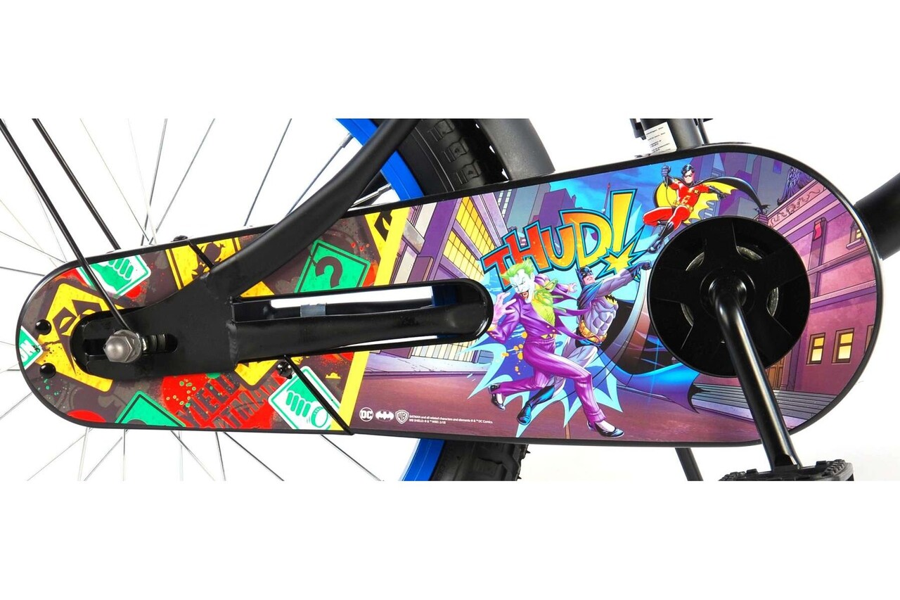 Volare Volare Kinderfiets 18 inch - Batman - handrem + terugtraprem Volare Volare Kinderfiets 18 inch - Batman - handrem + terugtraprem