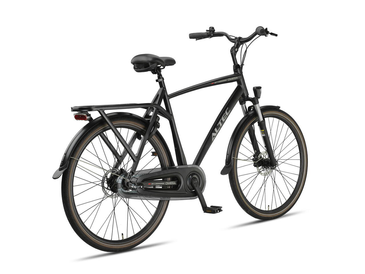 Altec Altec Omega Plus Herenfiets Mat Zwart Altec Altec Omega Plus Herenfiets Mat Zwart
