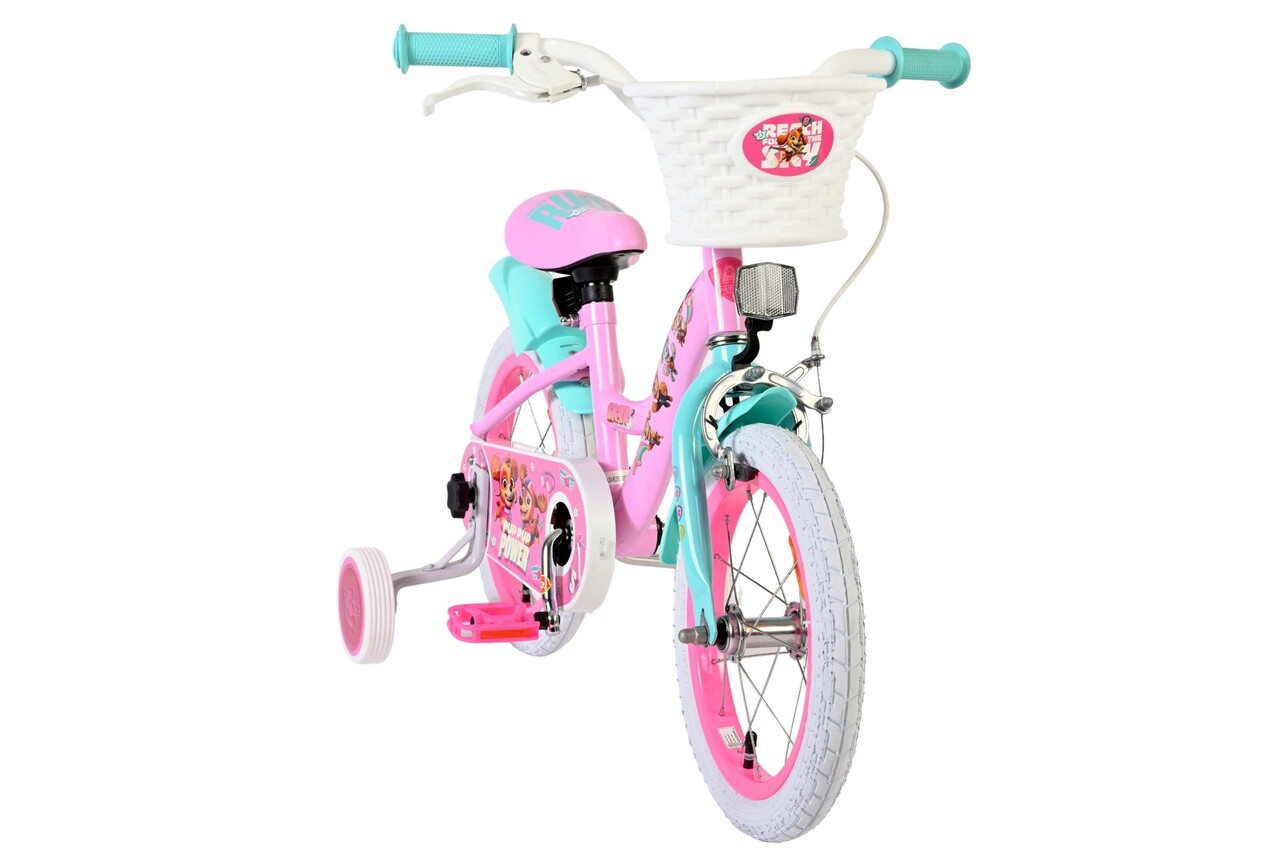 Volare Volare Kinderfiets 14 inch - Paw Patrol - handrem + terugtraprem Volare Volare Kinderfiets 14 inch - Paw Patrol - handrem + terugtraprem