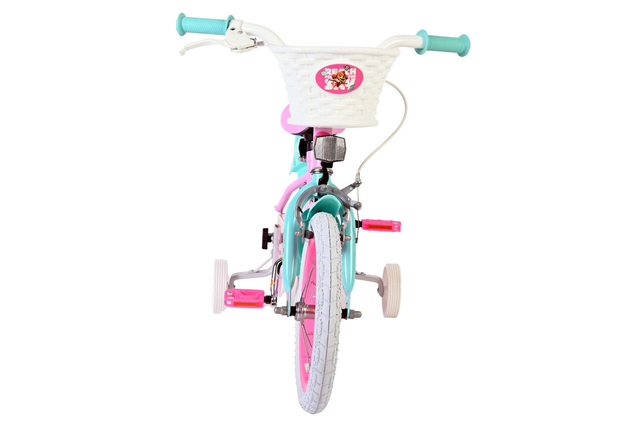 Volare Volare Kinderfiets 14 inch - Paw Patrol - handrem + terugtraprem Volare Volare Kinderfiets 14 inch - Paw Patrol - handrem + terugtraprem