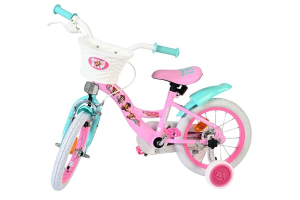 Volare Volare Kinderfiets 14 inch - Paw Patrol - handrem + terugtraprem Volare Volare Kinderfiets 14 inch - Paw Patrol - handrem + terugtraprem