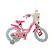 Volare Volare Kinderfiets 14 inch - Disney Princess - handrem + terugtraprem Volare Volare Kinderfiets 14 inch - Disney Princess - handrem + terugtraprem