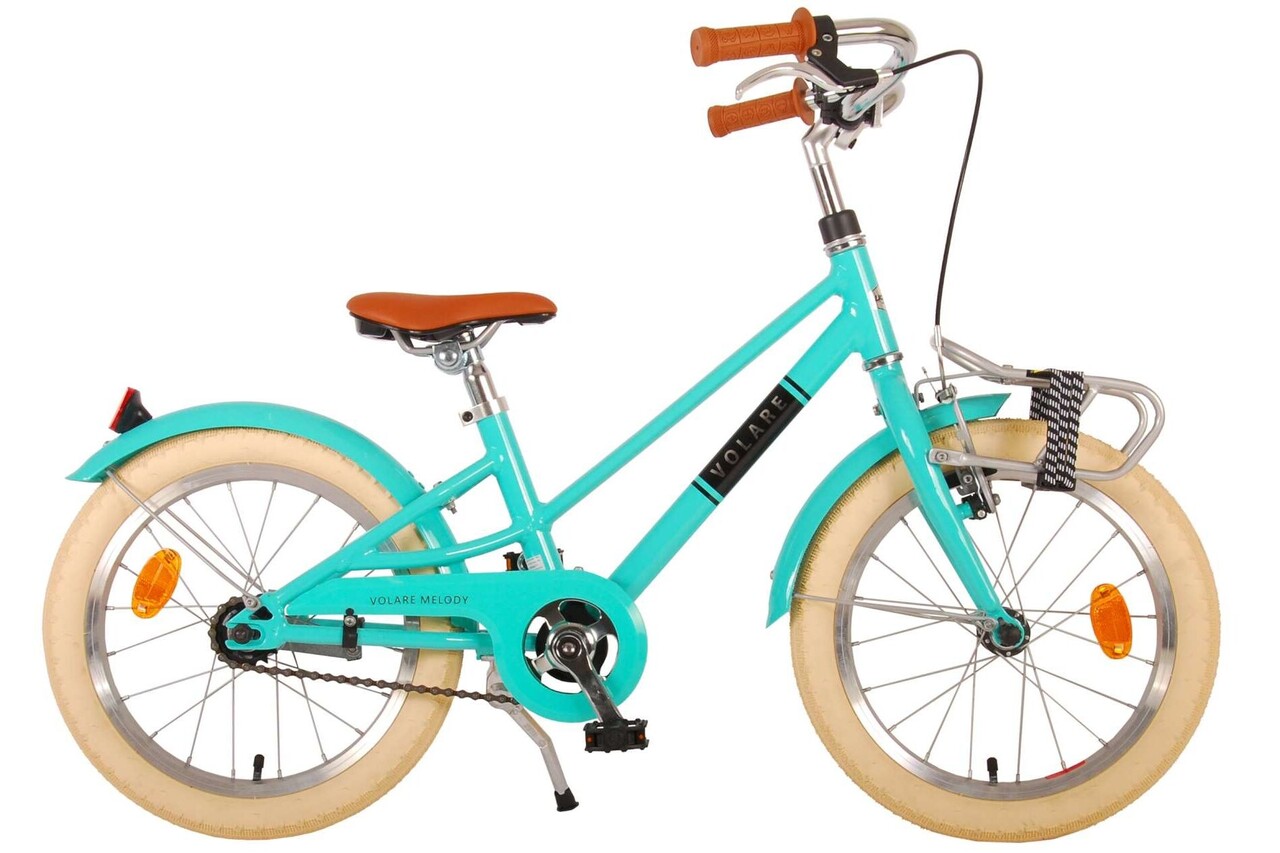 Volare Volare Kinderfiets 16 inch - Melody - handrem + terugtraprem Volare Volare Kinderfiets 16 inch - Melody - handrem + terugtraprem