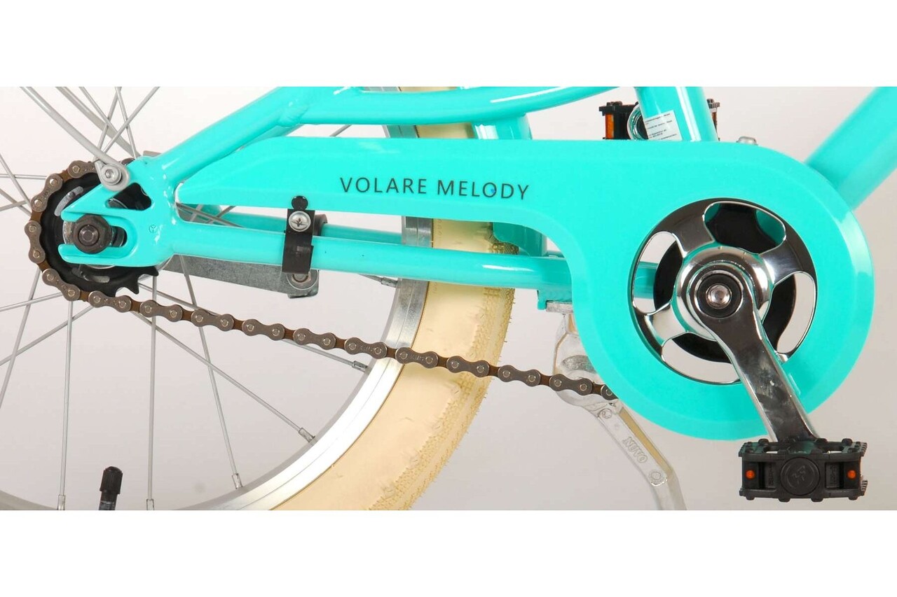 Volare Volare Kinderfiets 16 inch - Melody - handrem + terugtraprem Volare Volare Kinderfiets 16 inch - Melody - handrem + terugtraprem