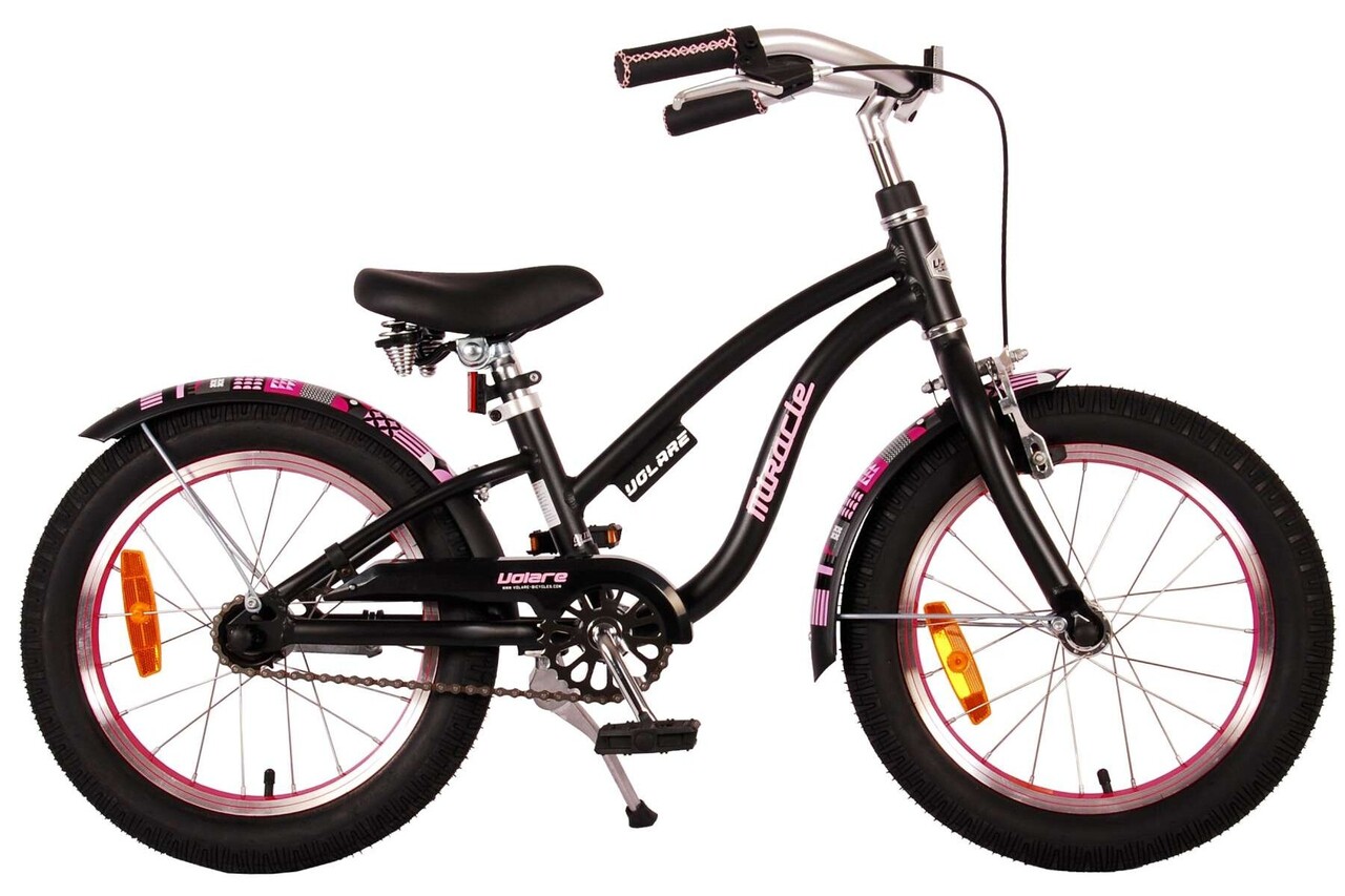 Volare Volare Kinderfiets 16 inch - Miracle Cruiser - handrem + terugtraprem Volare Volare Kinderfiets 16 inch - Miracle Cruiser - handrem + terugtraprem