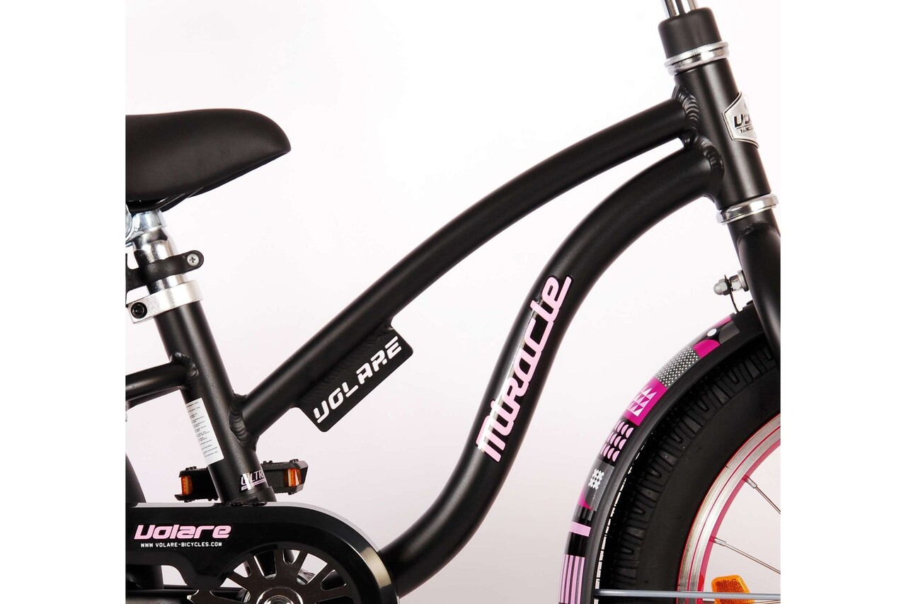 Volare Volare Kinderfiets 16 inch - Miracle Cruiser - handrem + terugtraprem Volare Volare Kinderfiets 16 inch - Miracle Cruiser - handrem + terugtraprem