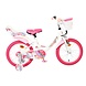 Volare Volare Kinderfiets 16 inch - Unicorn - handrem + terugtraprem Volare Volare Kinderfiets 16 inch - Unicorn - handrem + terugtraprem
