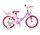 Volare Kinderfiets 16 inch - Unicorn - handrem + terugtraprem