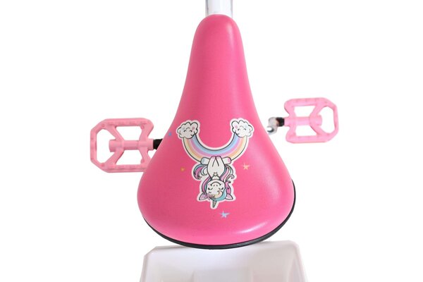 Volare Volare Kinderfiets 16 inch - Unicorn - handrem + terugtraprem Volare Volare Kinderfiets 16 inch - Unicorn - handrem + terugtraprem