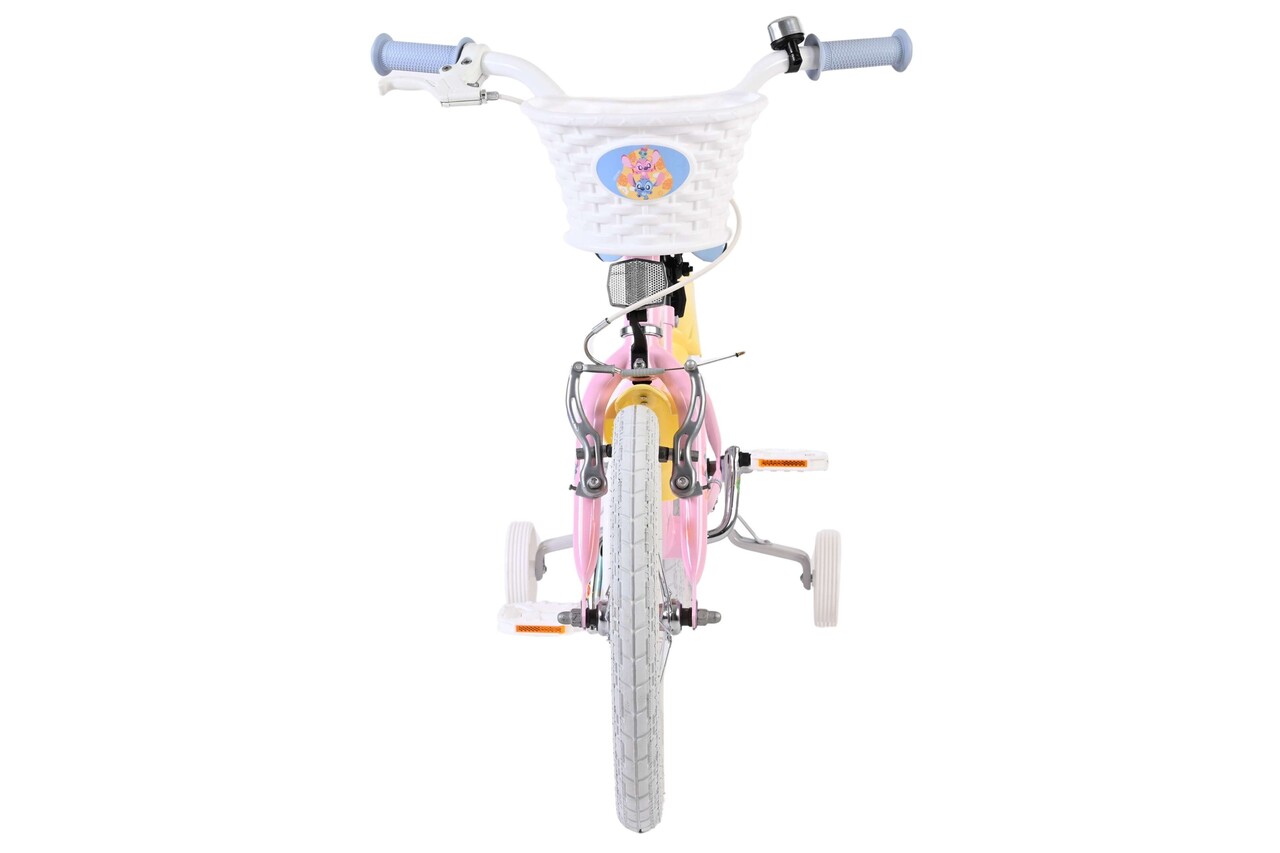 Volare Volare Kinderfiets 16 inch - Stitch - handrem + terugtraprem Volare Volare Kinderfiets 16 inch - Stitch - handrem + terugtraprem