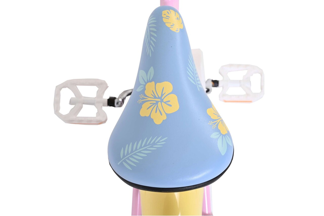 Volare Volare Kinderfiets 16 inch - Stitch - handrem + terugtraprem Volare Volare Kinderfiets 16 inch - Stitch - handrem + terugtraprem