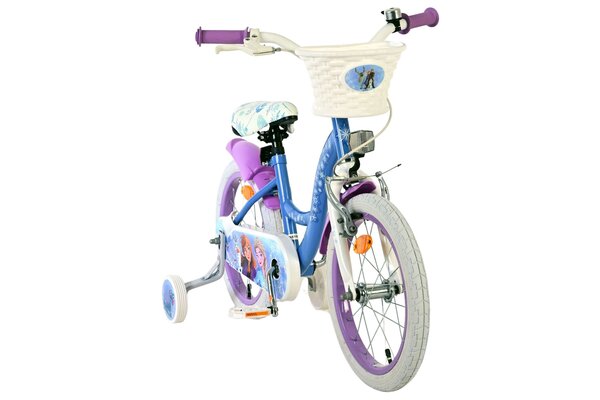 Volare Volare Kinderfiets 16 inch - Frozen 2 - handrem + terugtraprem Volare Volare Kinderfiets 16 inch - Frozen 2 - handrem + terugtraprem