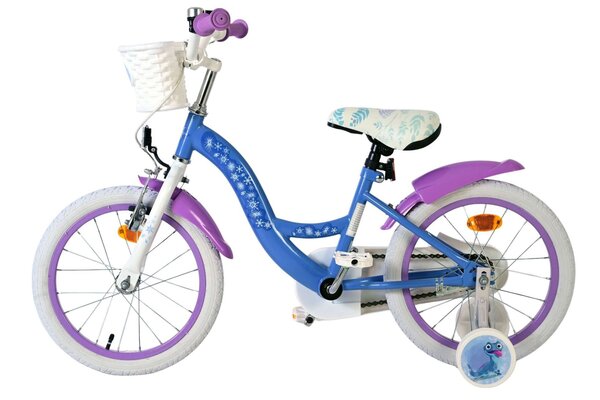 Volare Volare Kinderfiets 16 inch - Frozen 2 - handrem + terugtraprem Volare Volare Kinderfiets 16 inch - Frozen 2 - handrem + terugtraprem