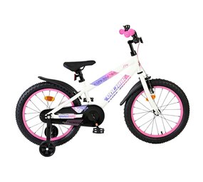 Volare Volare Kinderfiets 18 inch - Lily - handrem + terugtraprem Volare Volare Kinderfiets 18 inch - Lily - handrem + terugtraprem