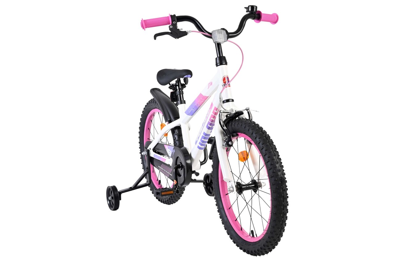 Volare Volare Kinderfiets 18 inch - Lily - handrem + terugtraprem Volare Volare Kinderfiets 18 inch - Lily - handrem + terugtraprem