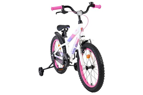 Volare Volare Kinderfiets 18 inch - Lily - handrem + terugtraprem Volare Volare Kinderfiets 18 inch - Lily - handrem + terugtraprem
