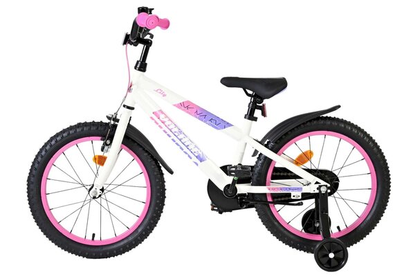 Volare Volare Kinderfiets 18 inch - Lily - handrem + terugtraprem Volare Volare Kinderfiets 18 inch - Lily - handrem + terugtraprem