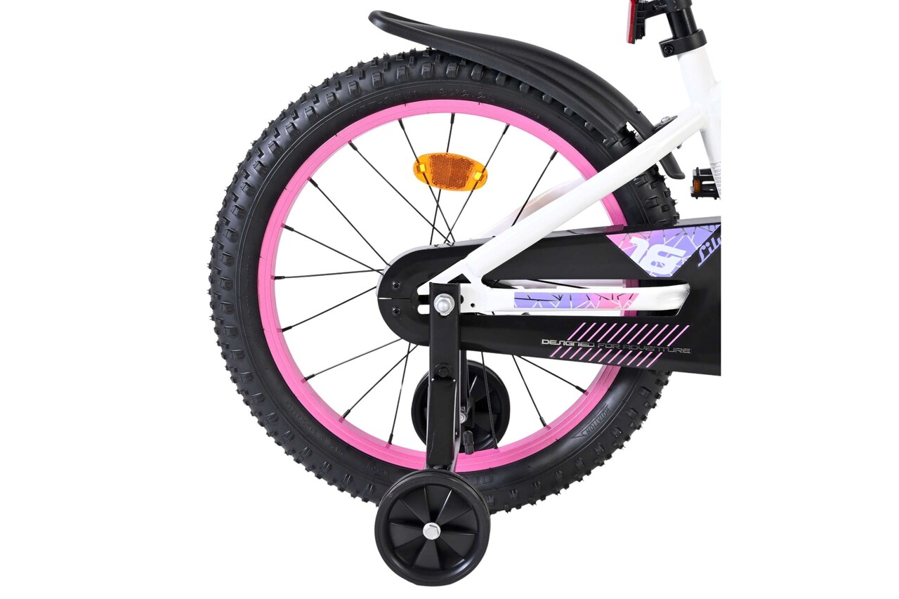 Volare Volare Kinderfiets 18 inch - Lily - handrem + terugtraprem Volare Volare Kinderfiets 18 inch - Lily - handrem + terugtraprem