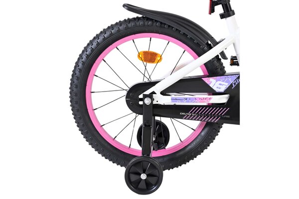 Volare Volare Kinderfiets 18 inch - Lily - handrem + terugtraprem Volare Volare Kinderfiets 18 inch - Lily - handrem + terugtraprem