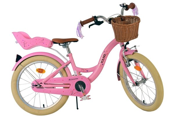 Volare Volare Kinderfiets 18 inch - Blossom - handrem + terugtraprem Volare Volare Kinderfiets 18 inch - Blossom - handrem + terugtraprem