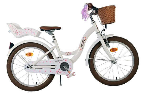 Volare Volare Kinderfiets 18 inch - Blossom - handrem + terugtraprem Volare Volare Kinderfiets 18 inch - Blossom - handrem + terugtraprem