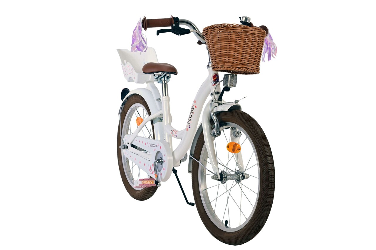 Volare Volare Kinderfiets 18 inch - Blossom - handrem + terugtraprem Volare Volare Kinderfiets 18 inch - Blossom - handrem + terugtraprem