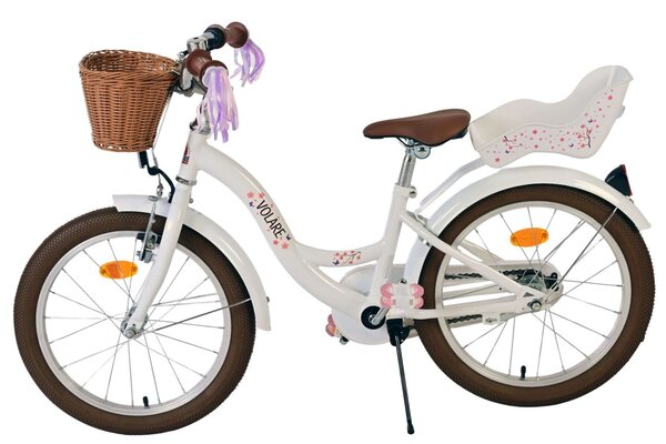 Volare Volare Kinderfiets 18 inch - Blossom - handrem + terugtraprem Volare Volare Kinderfiets 18 inch - Blossom - handrem + terugtraprem