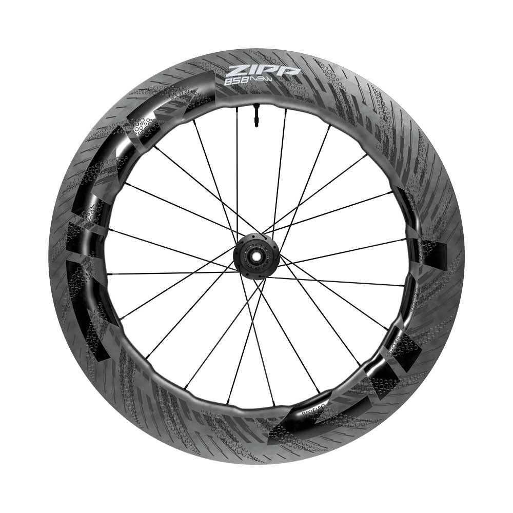 Zipp 858 B1 Tubeless Disc Carbon Achterwiel Zwart 28 inch