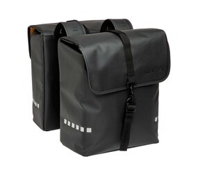 New Looxs New Looxs Dubbele Fietstas Odense Black 39L