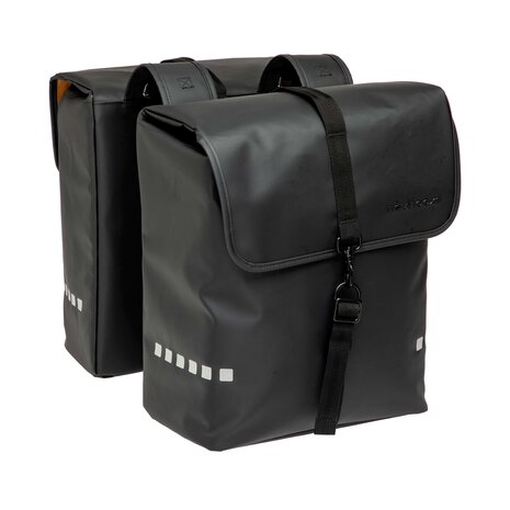 New Looxs New Looxs Dubbele Fietstas Odense Black 39L