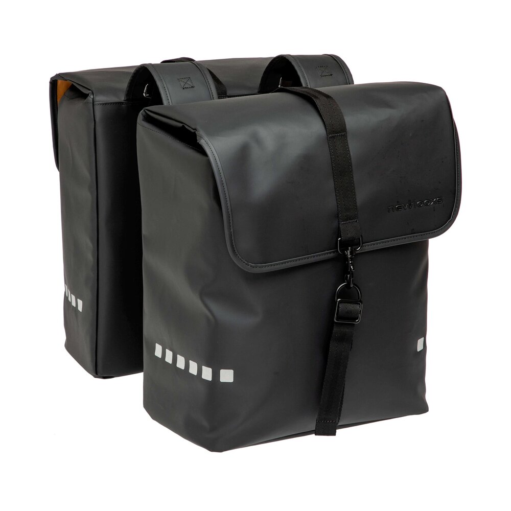 New Looxs New Looxs Dubbele Fietstas MIK Odense Black 39L