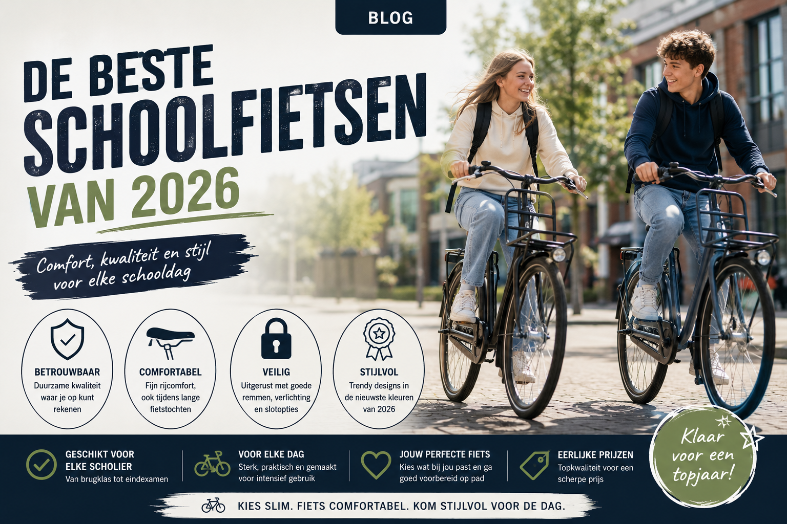 De beste schoolfietsen van 2026