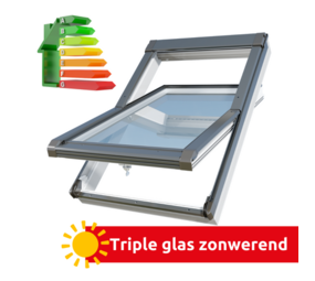 Intura Kunststof dakraam Intura triple glas zonwerend☀️