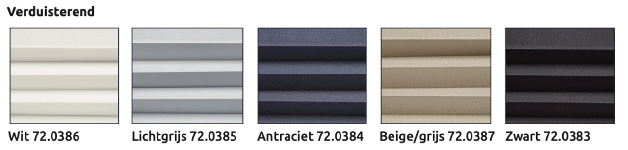 Intura Plissé gordijn elektrisch te bedienen - verduisterend Intura Plissé gordijn elektrisch te bedienen - verduisterend
