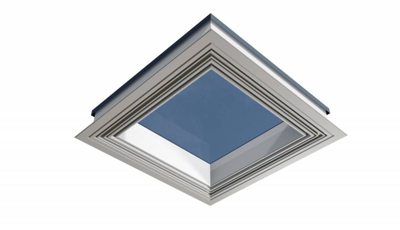 Intura Platdakraam Intura PGX A1 80x80 cm - de vlakke lichtkoepel met HR ++ glas Intura Platdakraam Intura PGX A1 80x80 cm - de vlakke lichtkoepel met HR ++ glas