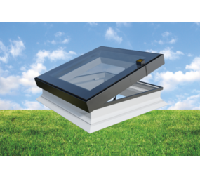 Intura Platdakraam PGC A9 100x100cm - elektrisch te openen - zonwerend glas☀️