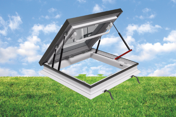 Intura Platdakraam Intura PGM A9  60x60 - daktoetreding met zonwerend glas