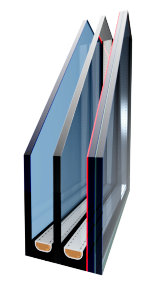 Intura Platdakraam Intura PGX B9 120x220cm - vaste vlakke lichtkoepel met zonwerend☀️ triple glas HR+++