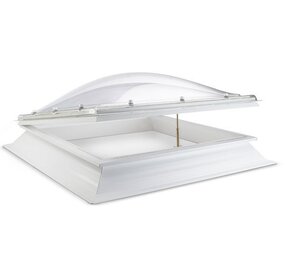 Intura Lichtkoepel Domelite met ventilatie opstand - glashelder ENKELWANDIG acrylaat  SUPERDEAL