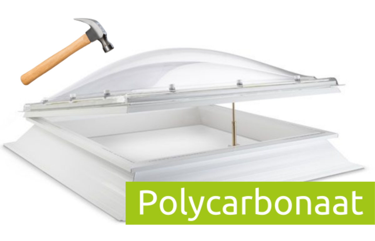 Intura Lichtkoepel Domelite met ventilatie opstand - glashelder DRIEWANDIG polycarbonaat SUPERDEAL Intura Lichtkoepel Domelite met ventilatie opstand - glashelder DRIEWANDIG polycarbonaat SUPERDEAL