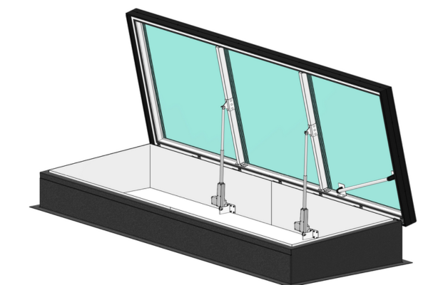 Intura FLH B9 Premium daktoetreding elektrisch te openen 120x360 - triple glas zonwerend Intura FLH B9 Premium daktoetreding elektrisch te openen 120x360 - triple glas zonwerend