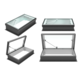 Intura FLH B9 Premium daktoetreding elektrisch te openen 90x240 - triple glas zonwerend Intura FLH B9 Premium daktoetreding elektrisch te openen 90x240 - triple glas zonwerend