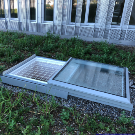 Intura FL Premium Vital sliding RWA - A1 120x120cm  voor rook en warmteafvoer