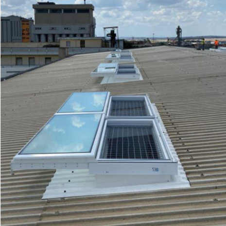 Intura FL Premium Vital sliding RWA - A1 120x120cm  voor rook en warmteafvoer