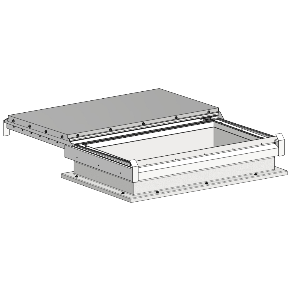 Intura FL Premium Vital sliding RWA -DC 120x120cm  voor rook en warmteafvoer Intura FL Premium Vital sliding RWA -DC 120x120cm  voor rook en warmteafvoer