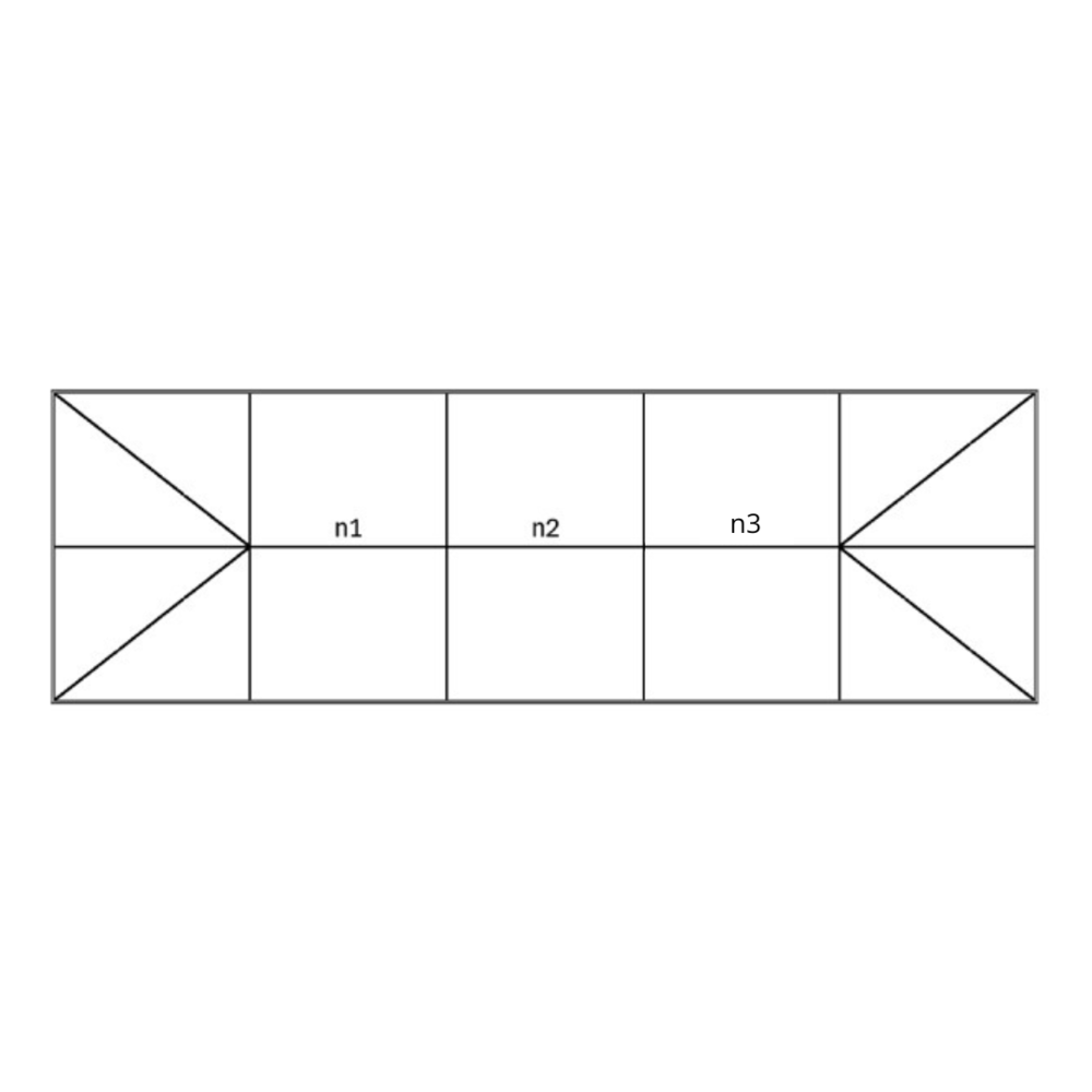 Intura Aluminium lichtstraat zadeldak met wolfseinden Intura Aluminium lichtstraat zadeldak met wolfseinden