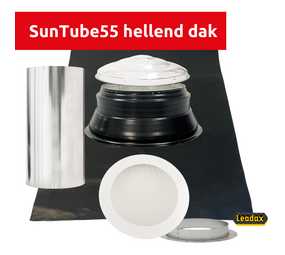 Intura Suntube55 - Lichttunnelset voor hellend dak met koepel Intura Suntube55 - Lichttunnelset voor hellend dak met koepel